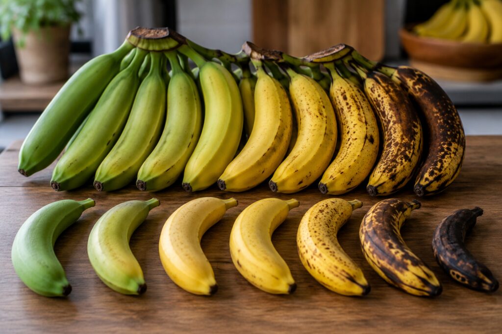 wrapping banana stems in plastic